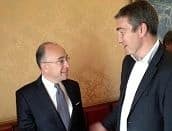 Jean-Noël CARPENTIER rencontre le Ministre des affaires européennes, Bernard CAZENEUVE.