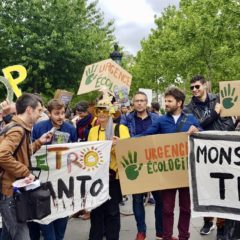 Le MdP dans les rassemblements et marches contre les pollueurs Monsanto/Bayer