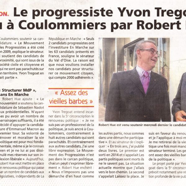 Article Courrier Briard YVON TREGOAT