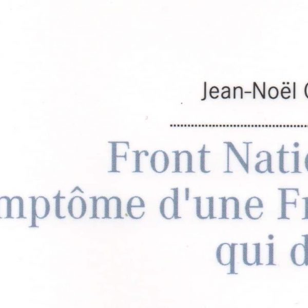 Livre Jean Noel Carpentier FN