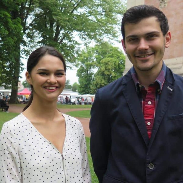 Sally Haddar et son suppléant, Hugo Maisonnave.